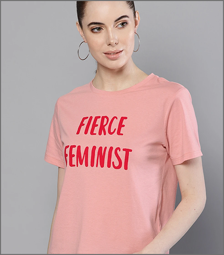 Hauterfly Feminist Tees Pink